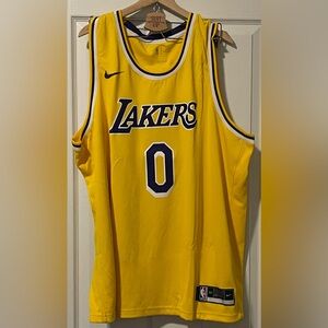 Nike Los Angeles Lakers Jersey Yellow Kyle Kuzma #0 CW3669-735 Sz XXXL $110 NEW